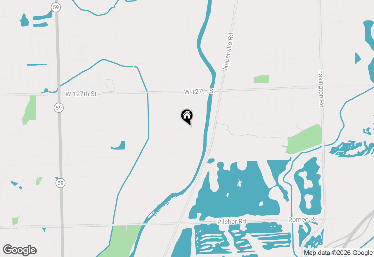 Map of 12916 S Slate Lane, Plainfield, IL 60585