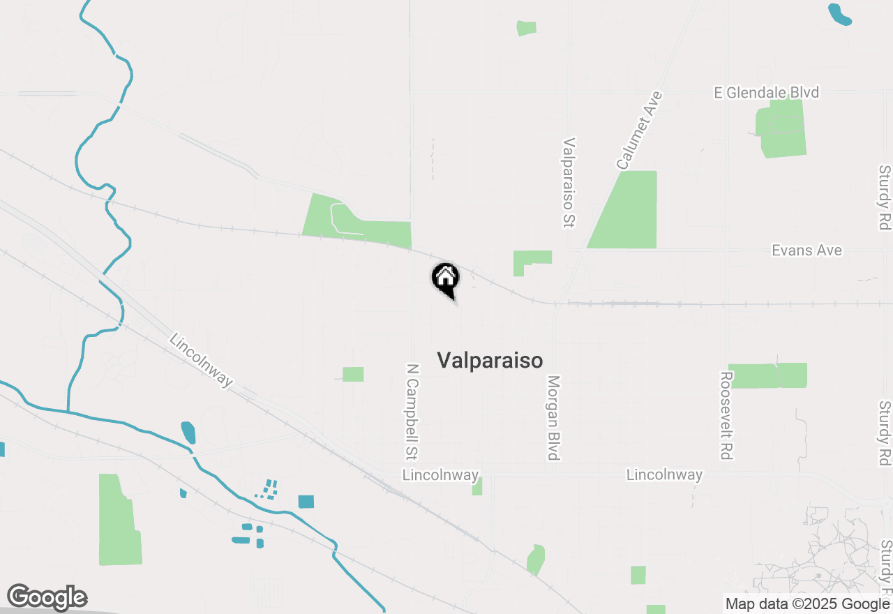 Map of 805 1/2 Napoleon Street, Valparaiso, IN 46383
