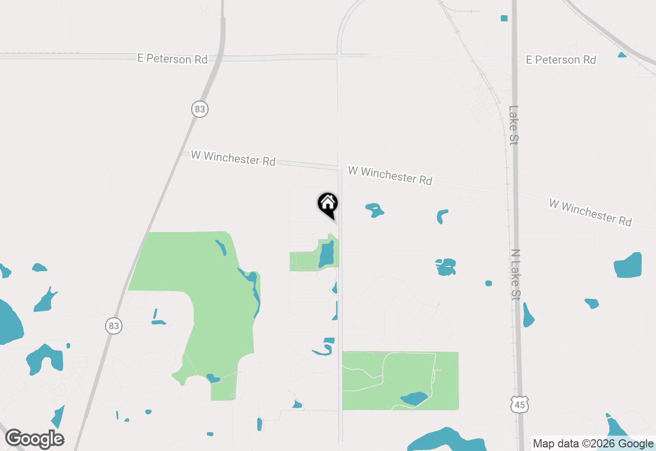 Map of 1201 Sterling Drive, Mundelein, IL 60060