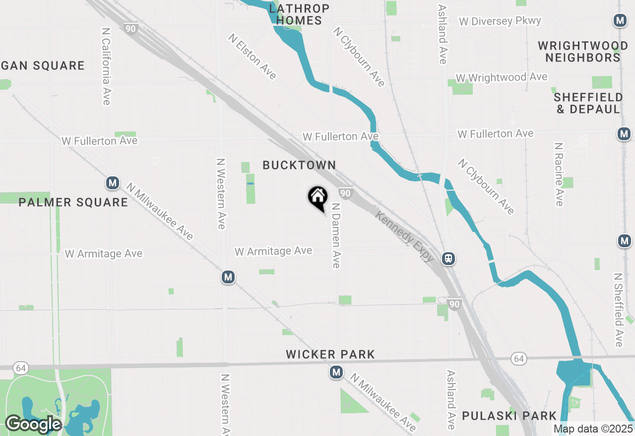 Map of 2035 W Charleston Street #405, Chicago, IL 60647