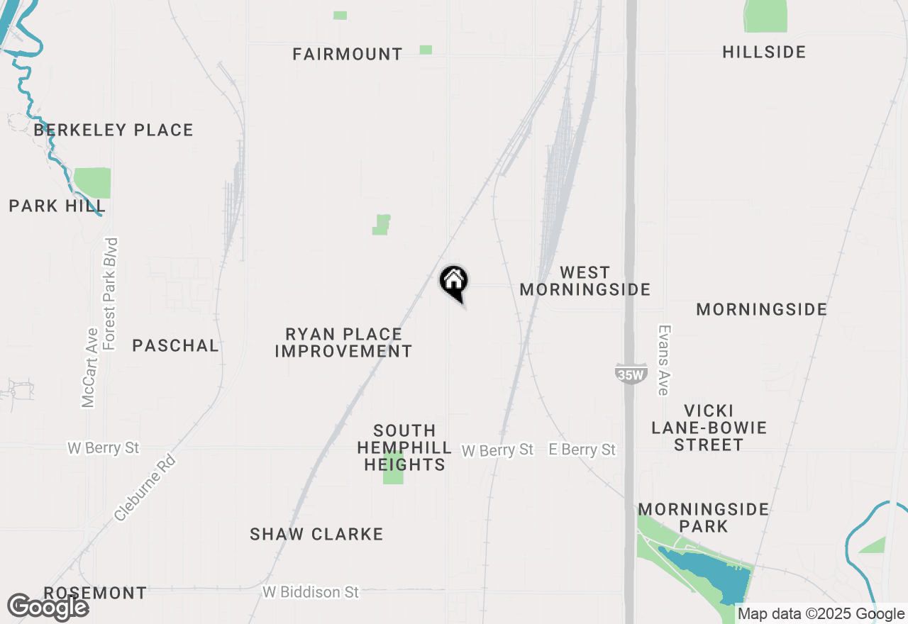 Map of 2701 Hemphill, Fort Worth, TX 76110