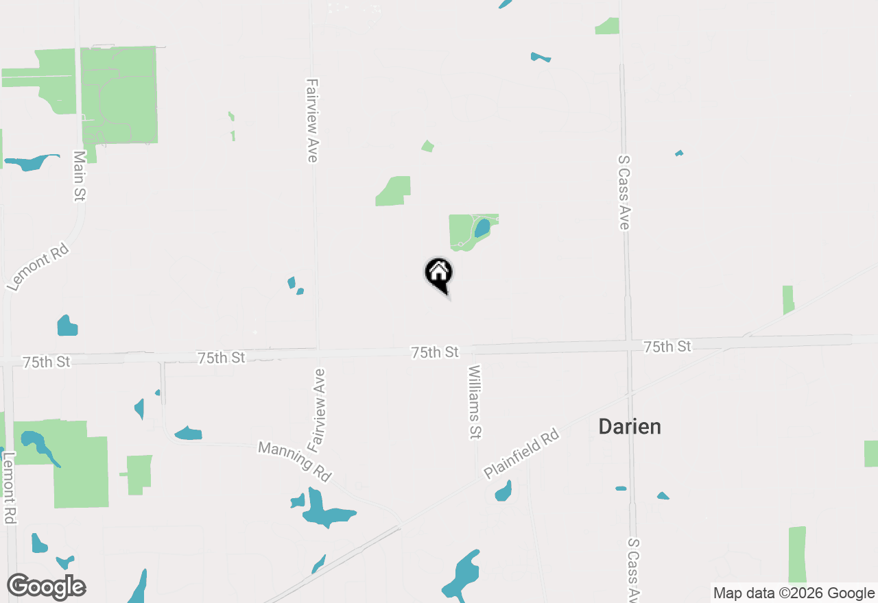 Map of 1631 Arbor Court, Darien, IL 60561