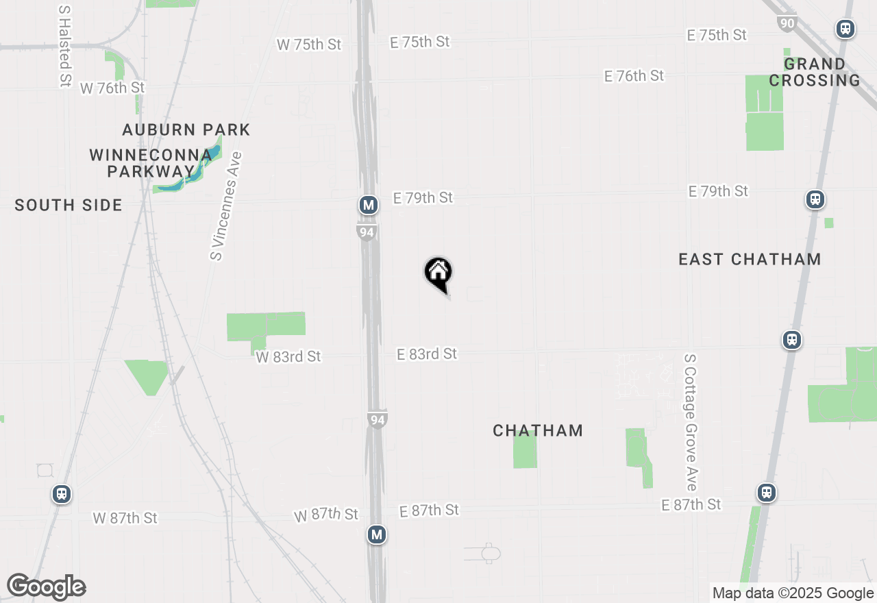 Map of 8141 S Michigan Avenue #1, Chicago, IL 60619