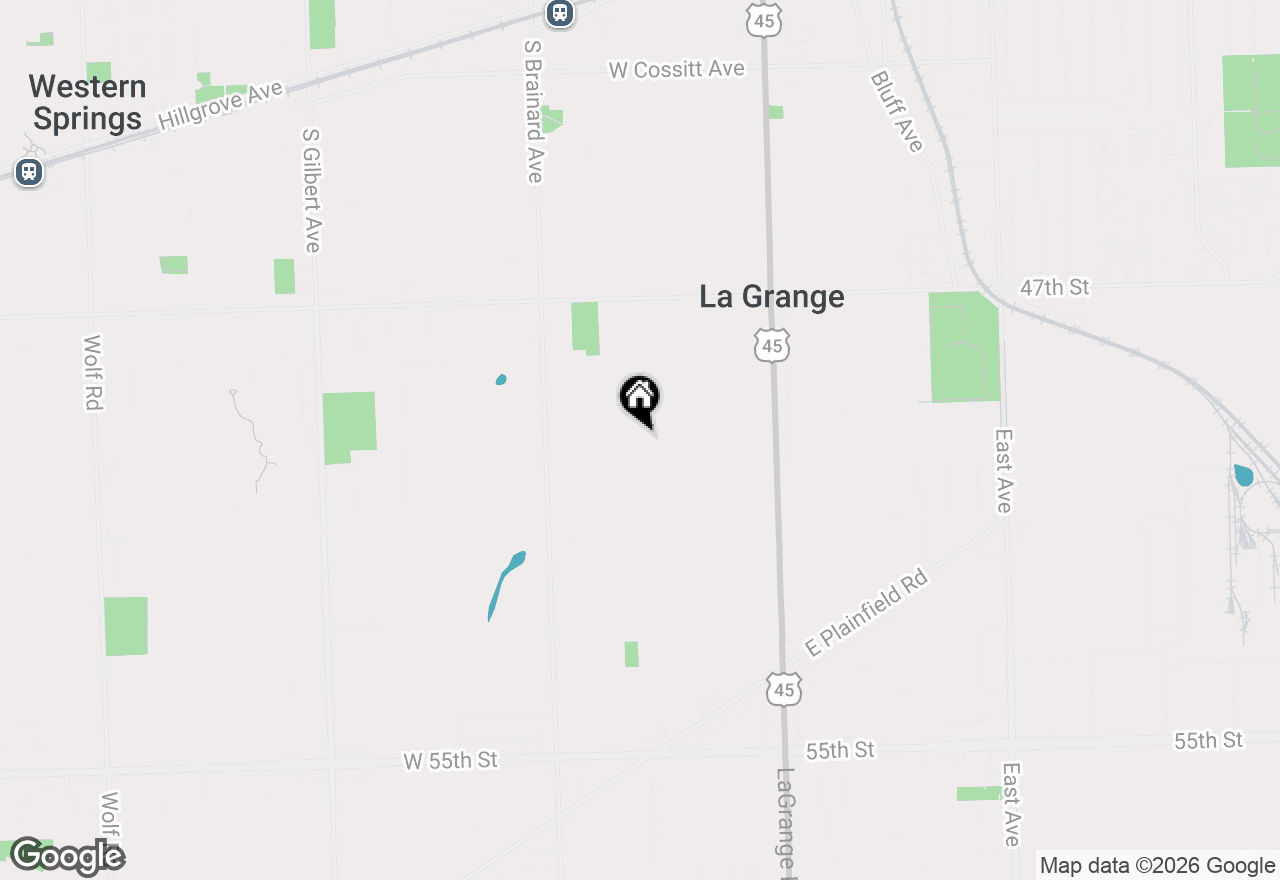 Map of 727 S Spring Avenue, La Grange, IL 60525