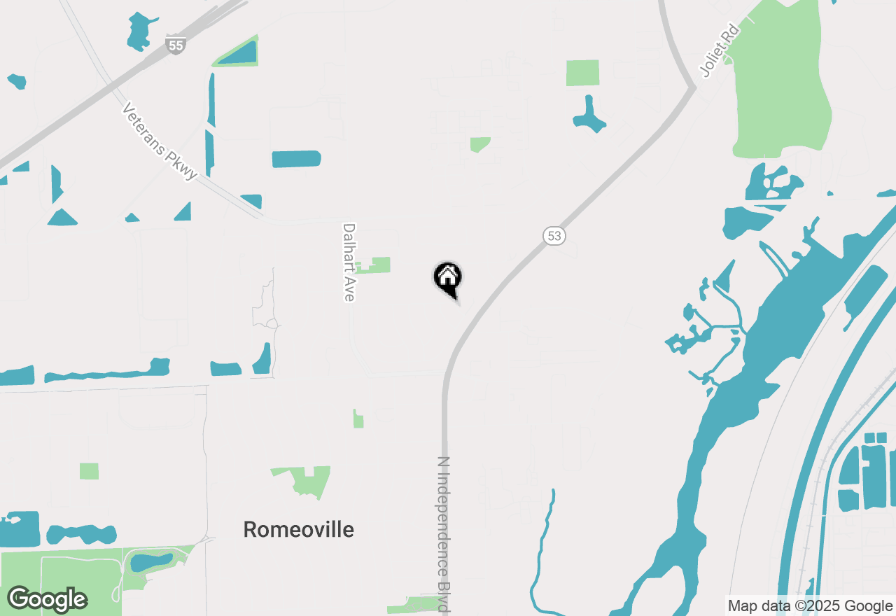 Map of 9 Beacon Avenue, Romeoville, IL 60446