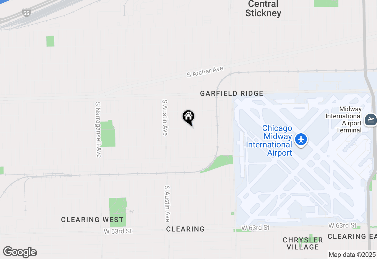 Map of 5700 S Monitor Avenue, Chicago, IL 60638