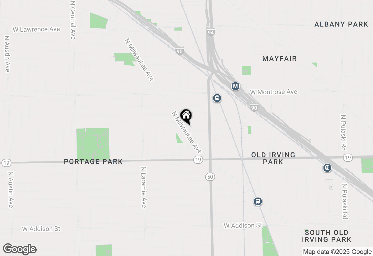 Map of 4921 W Berteau Avenue #2, Chicago, IL 60641