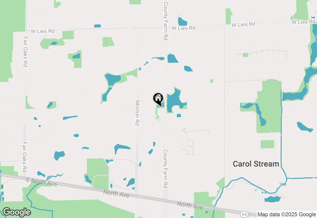 Map of 663 Oswego Drive, Carol Stream, IL 60188