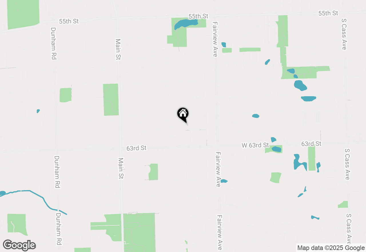 Map of 6136 Blodgett Avenue, Downers Grove, IL 60516