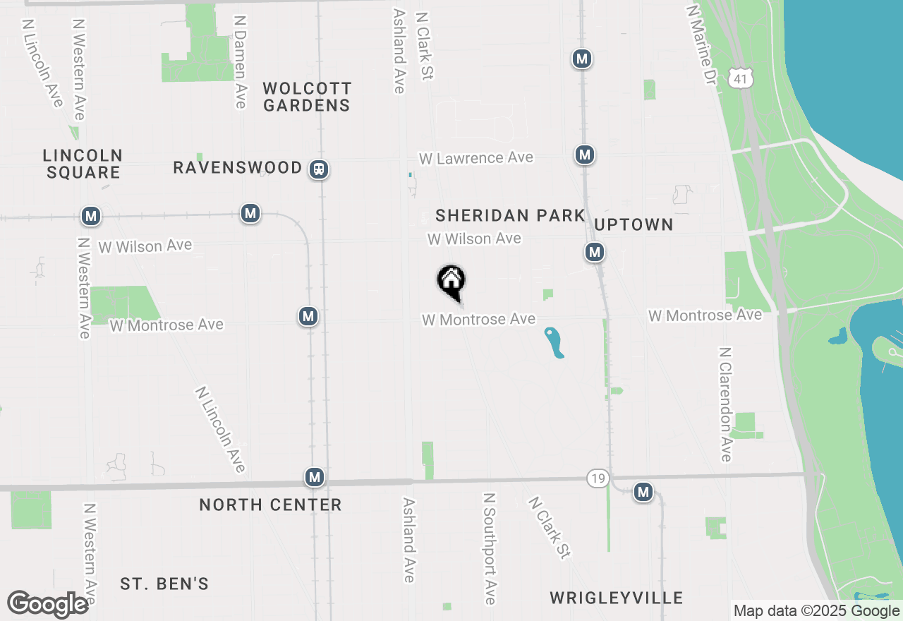 Map of 4410 N Clark Street #405, Chicago, IL 60640