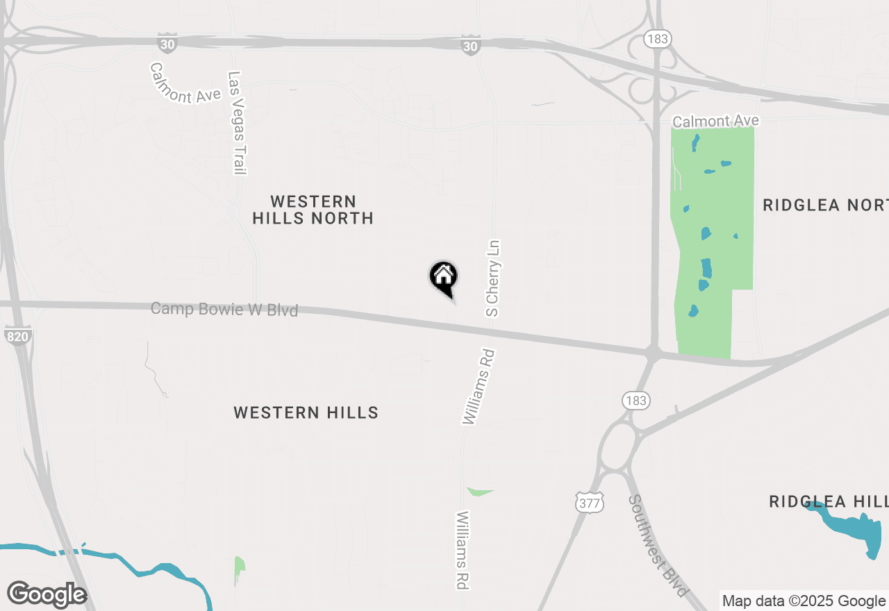 Map of 8037 W Elizabeth Lane #105, Fort Worth, TX 76116