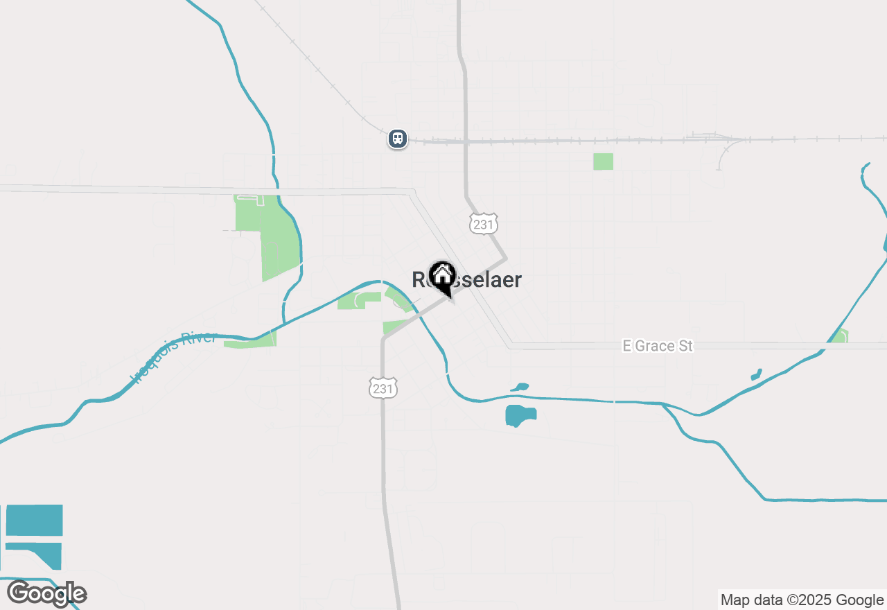 Map of 217 W Washington Street, Rensselaer, IN 47978