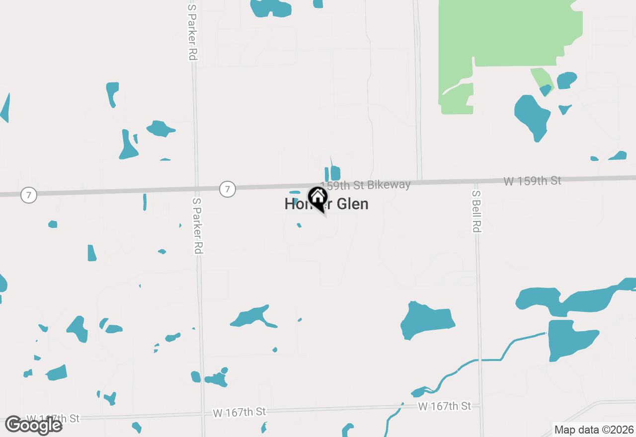 Map of 16000 Ridgewood Drive, Homer Glen, IL 60491