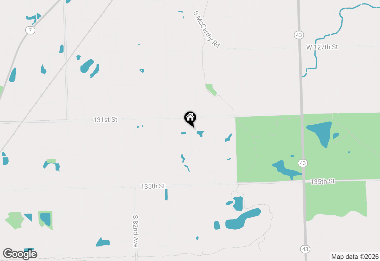 Map of 13212 S Oak Hills Parkway #1A, Palos Heights, IL 60463