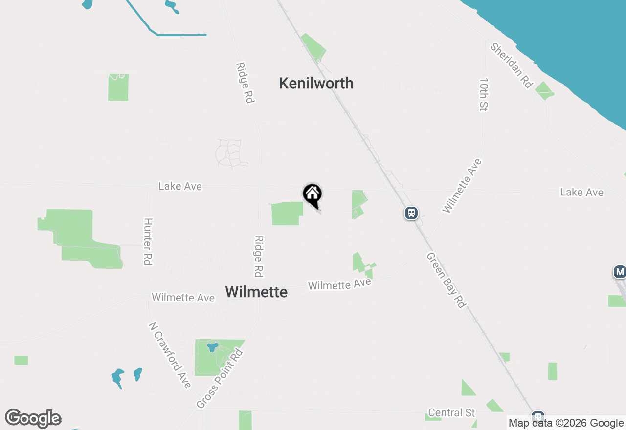 Map of 1624 Spencer Avenue, Wilmette, IL 60091