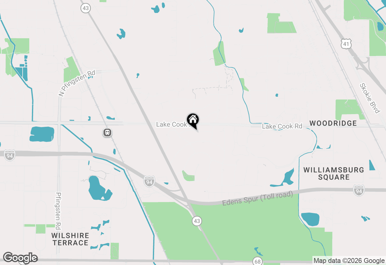 Map of 2015 Maplewood Road, Northbrook, IL 60062