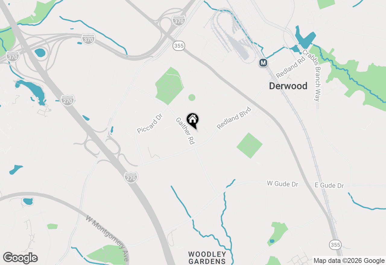 Map of 502 King Farm Boulevard #207, Rockville, MD 20850