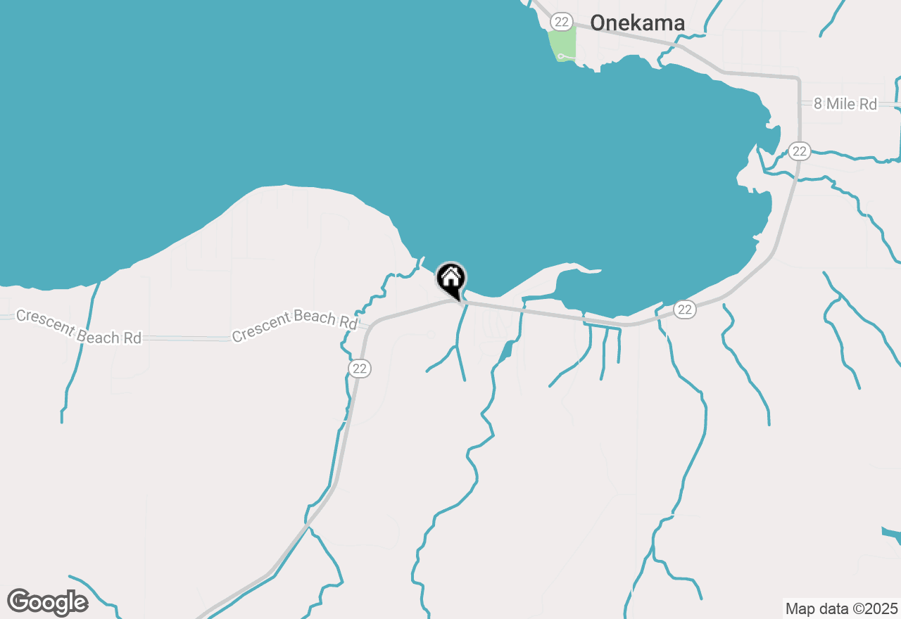 Map of 4427 Crescent Beach Road, Onekama, MI 49675