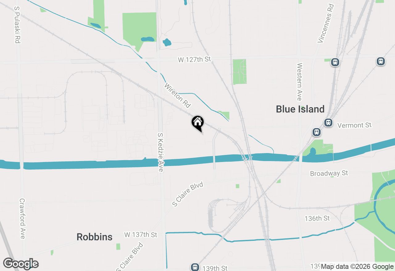 Map of 13137 Sacramento Avenue, Blue Island, IL 60406