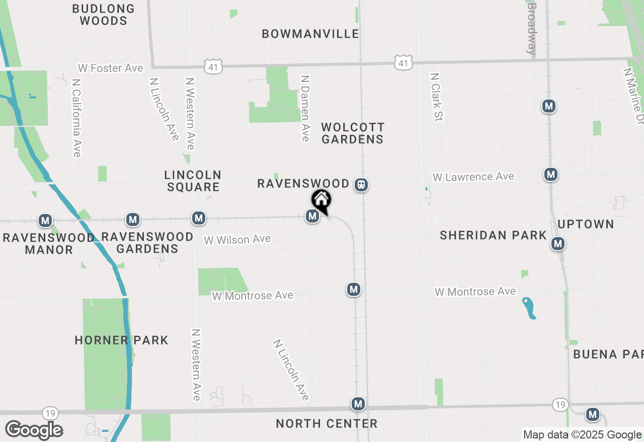 Map of 4632 N Winchester Avenue, Chicago, IL 60640