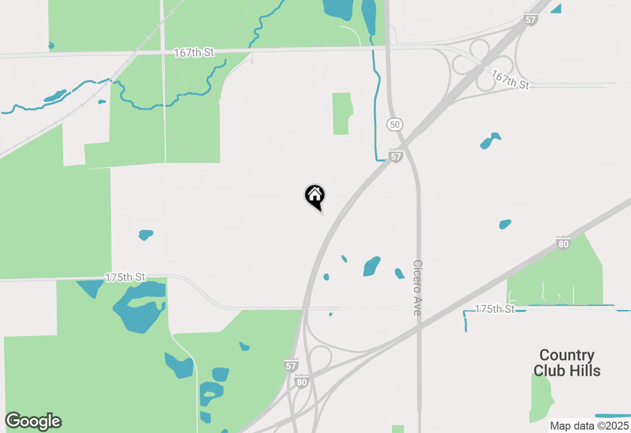 Map of 5054 Arrowhead Trce, Oak Forest, IL 60452