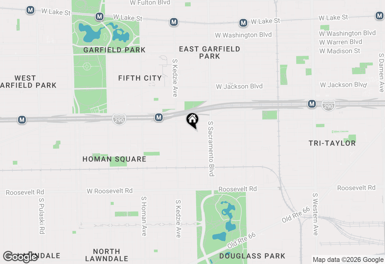 Map of 3101 W Flournoy Street #1, Chicago, IL 60612