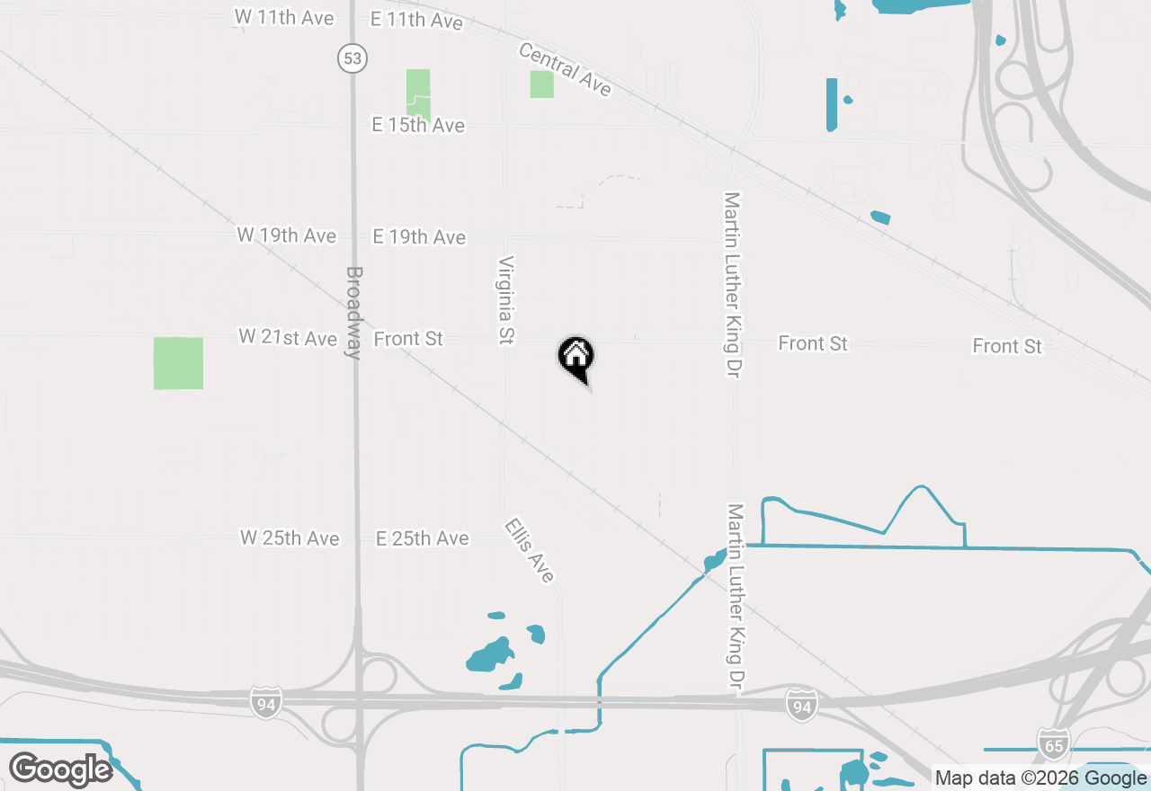 Map of 2200 Rhode Island Street, Gary, IN 46407