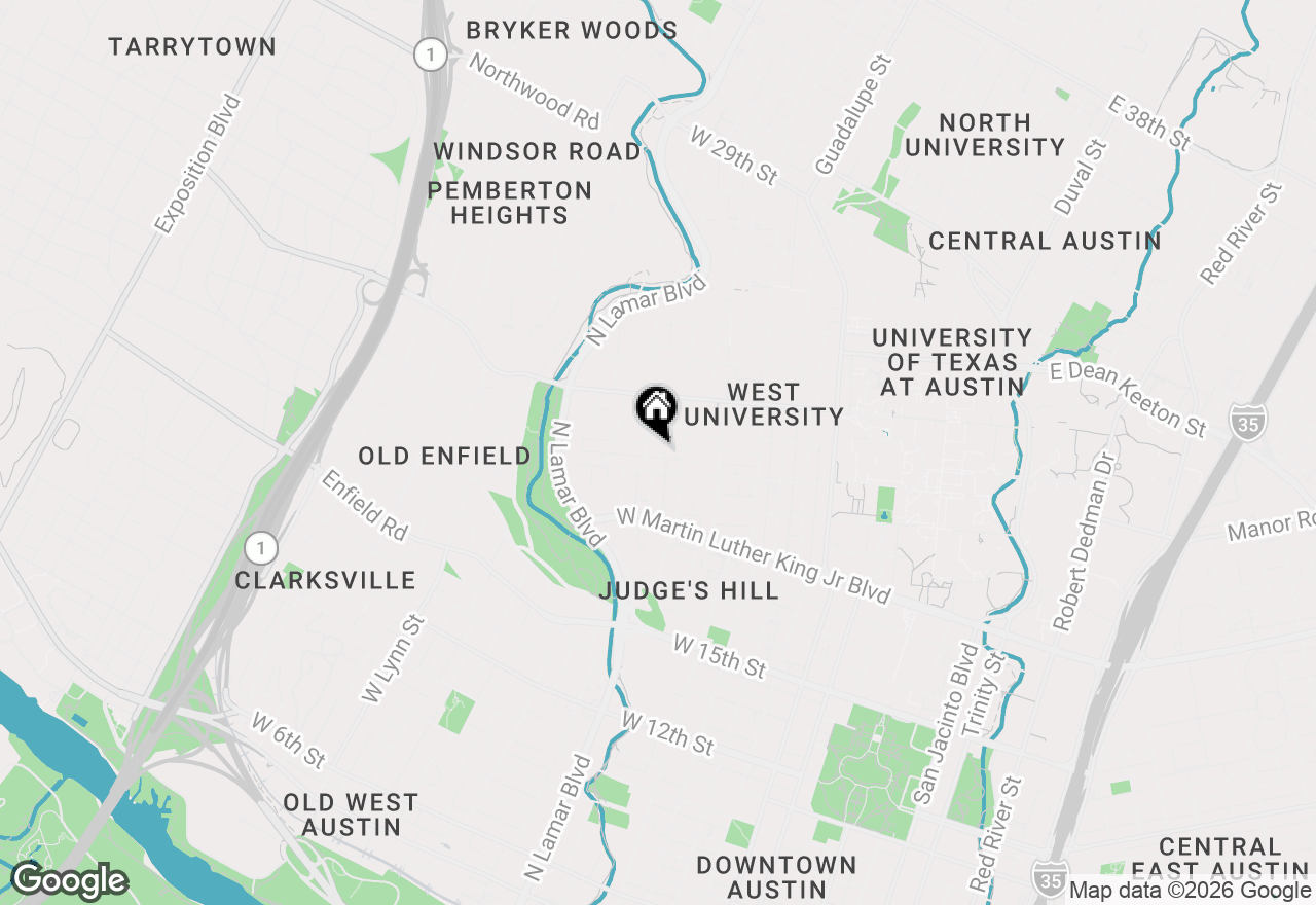 Map of 2207 Leon St #204, Austin, TX 78705