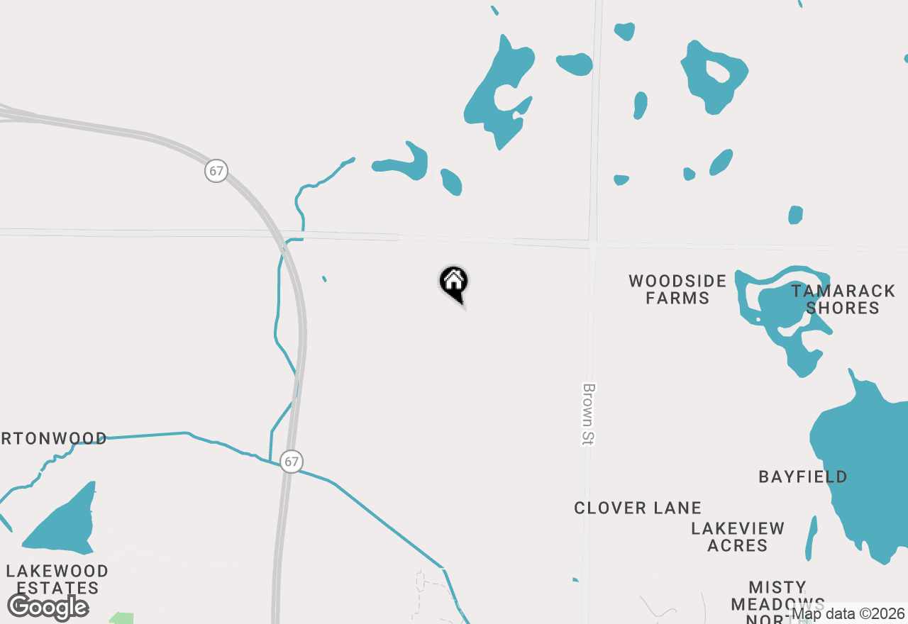 Map of 1750 Whalen Dr, Oconomowoc, WI 53066