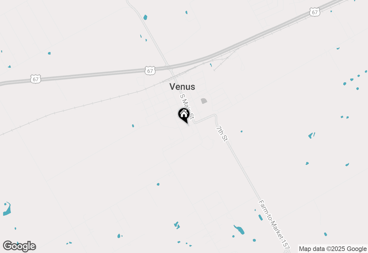Map of 202 W 8th Street, Venus, TX 76084