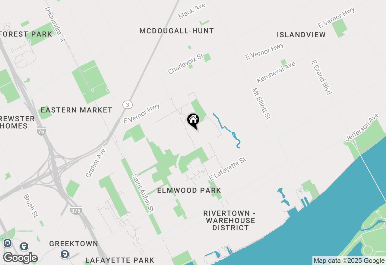 Map of 1661 Campau Farms Circle #28/11, Detroit, MI 48207