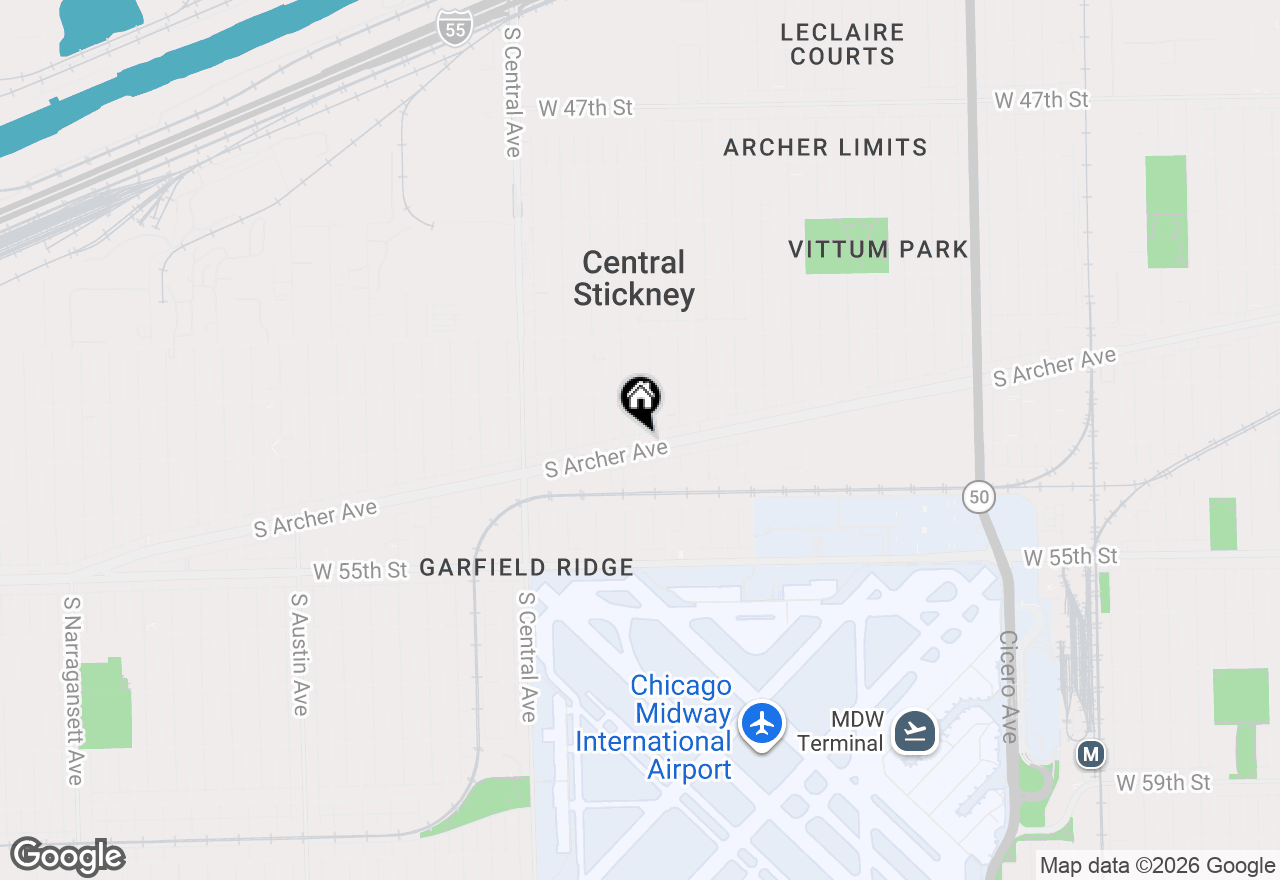 Map of 5772 S Archer Avenue, Chicago, IL 60638