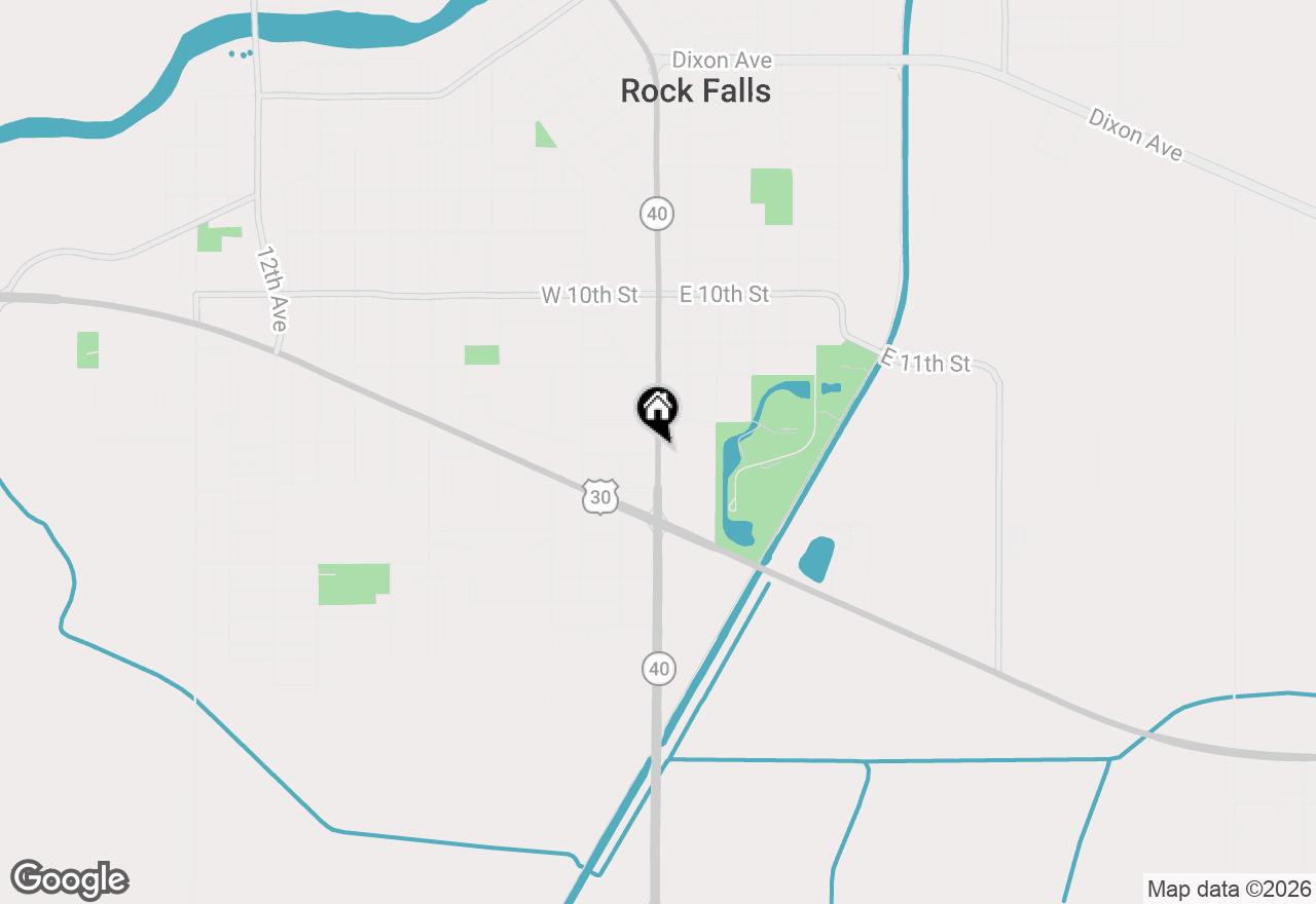 Map of 200 W 15th Street, Rock Falls, IL 61071