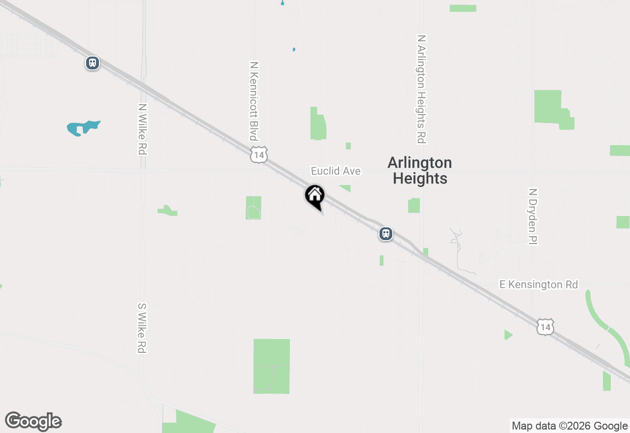 Map of 527 W Eastman Street #2C, Arlington Heights, IL 60005