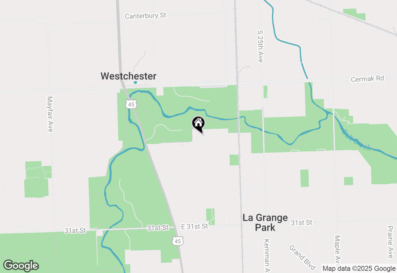 Map of 201 Timber Lane, La Grange Park, IL 60526