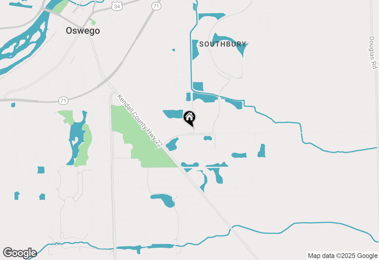 Map of 80 Stonehill Road, Oswego, IL 60543