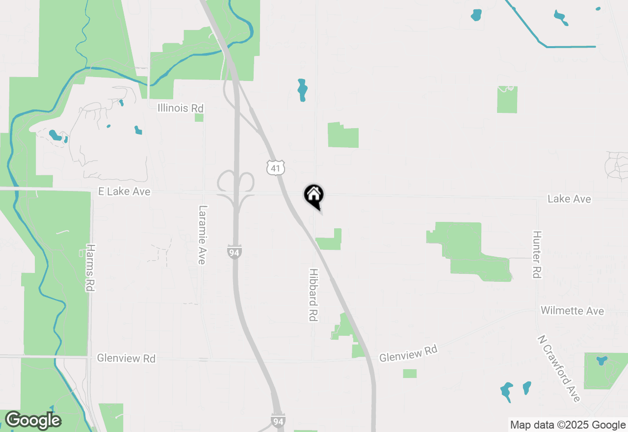 Map of 811 Hibbard Road #C, Wilmette, IL 60091