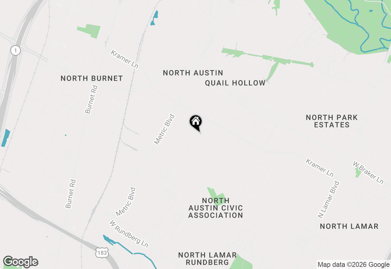 Map of 10702 Lanshire Dr #B, Austin, TX 78758