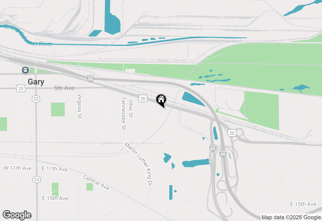 Map of 639 Illinois Street, Gary, IN 46402