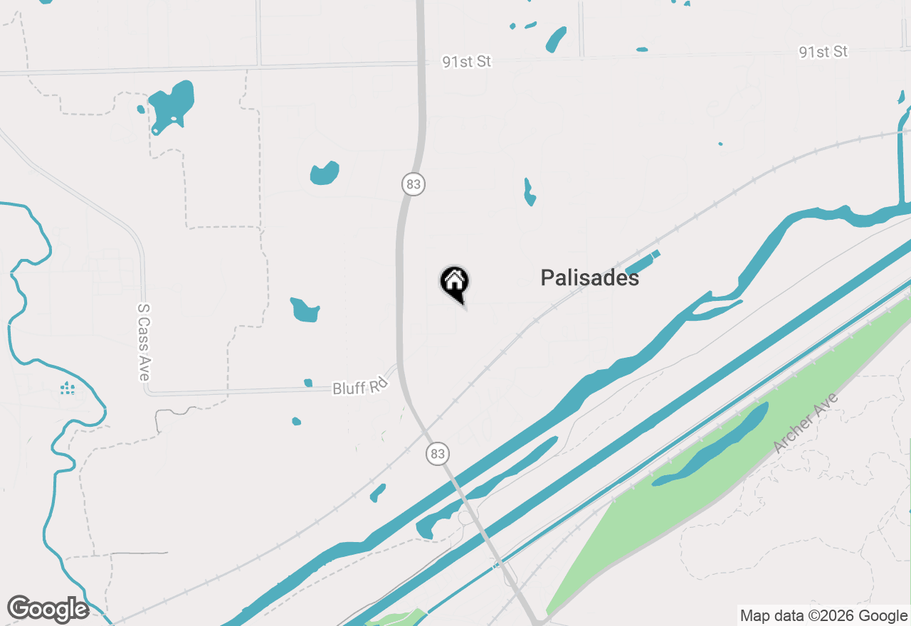 Map of 9745 Secret Forest Drive, Burr Ridge, IL 60527
