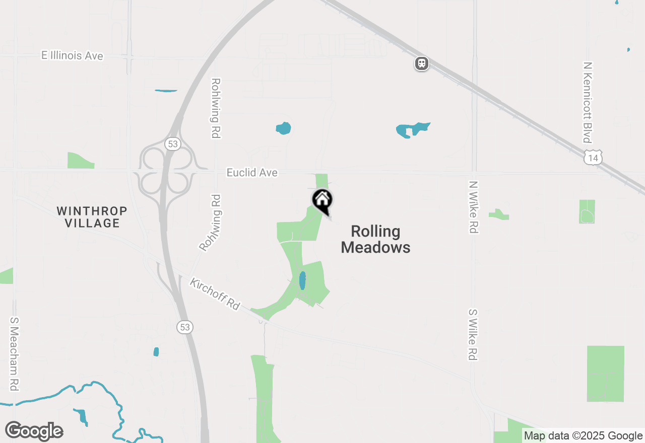 Map of 2401 School Drive, Rolling Meadows, IL 60008