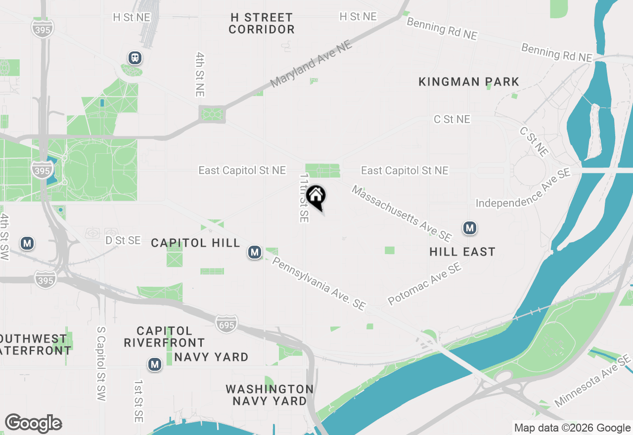 Map of 235 12th Street Se, Washington, DC 20003