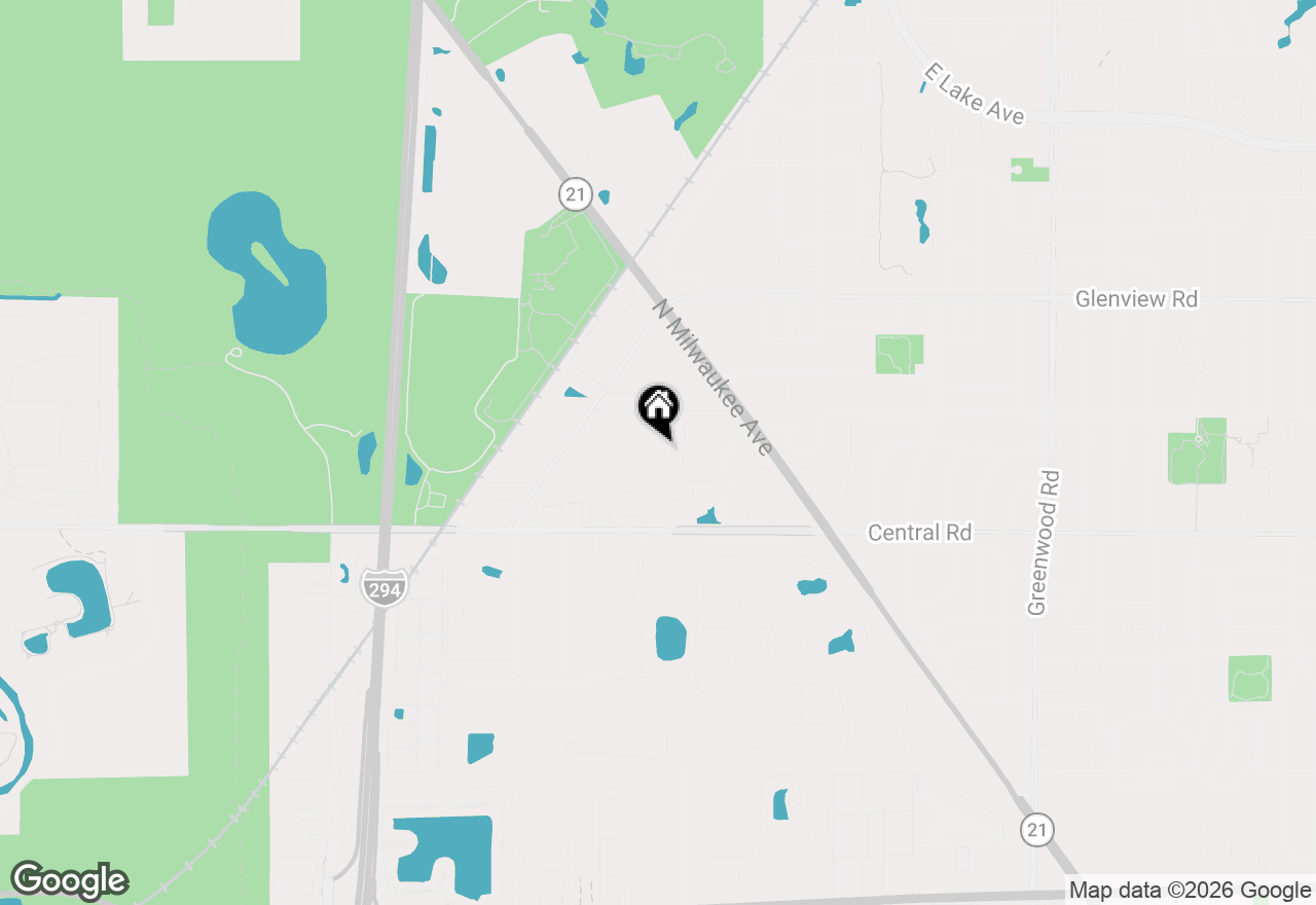 Map of 10373 Dearlove Road #2G, Glenview, IL 60025