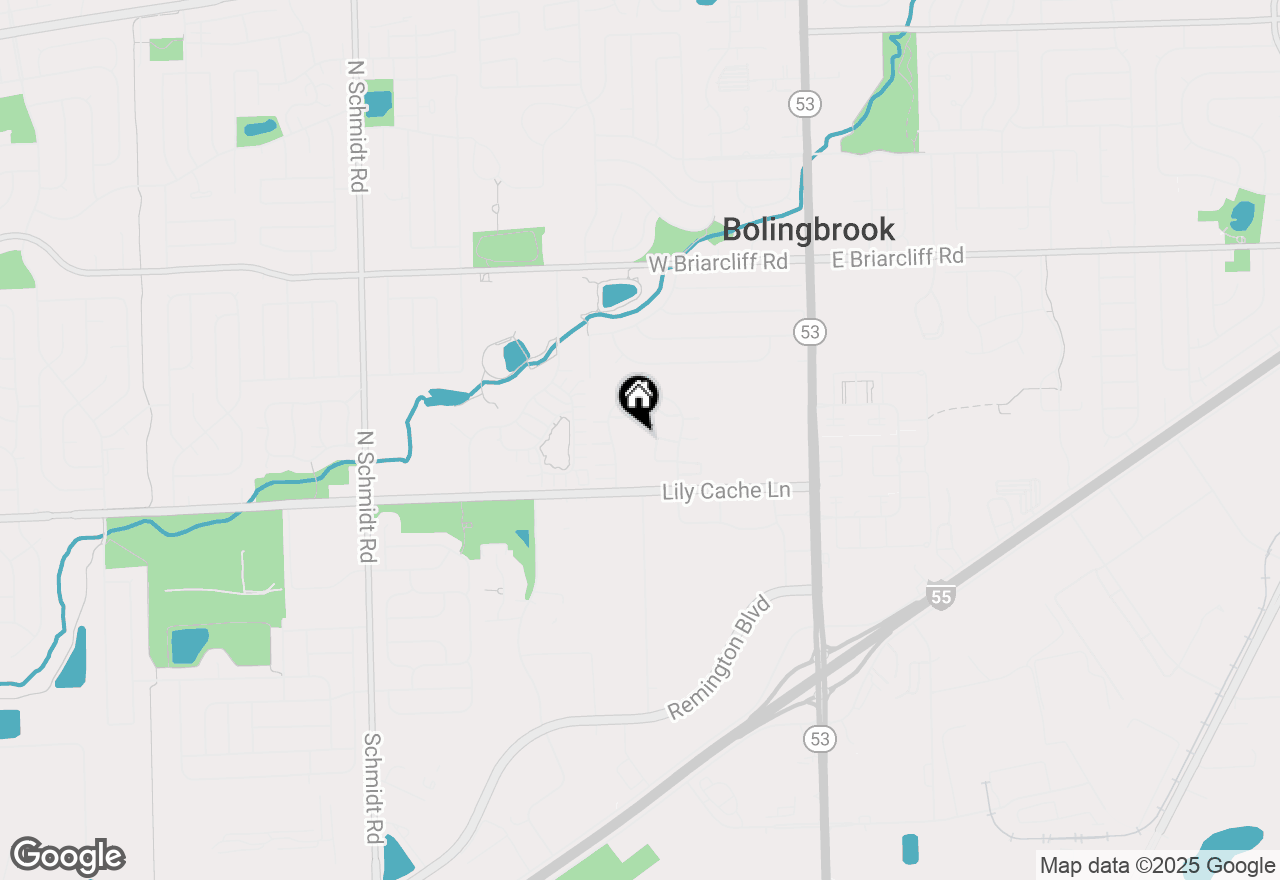 Map of 15B Fernwood Drive, Bolingbrook, IL 60440