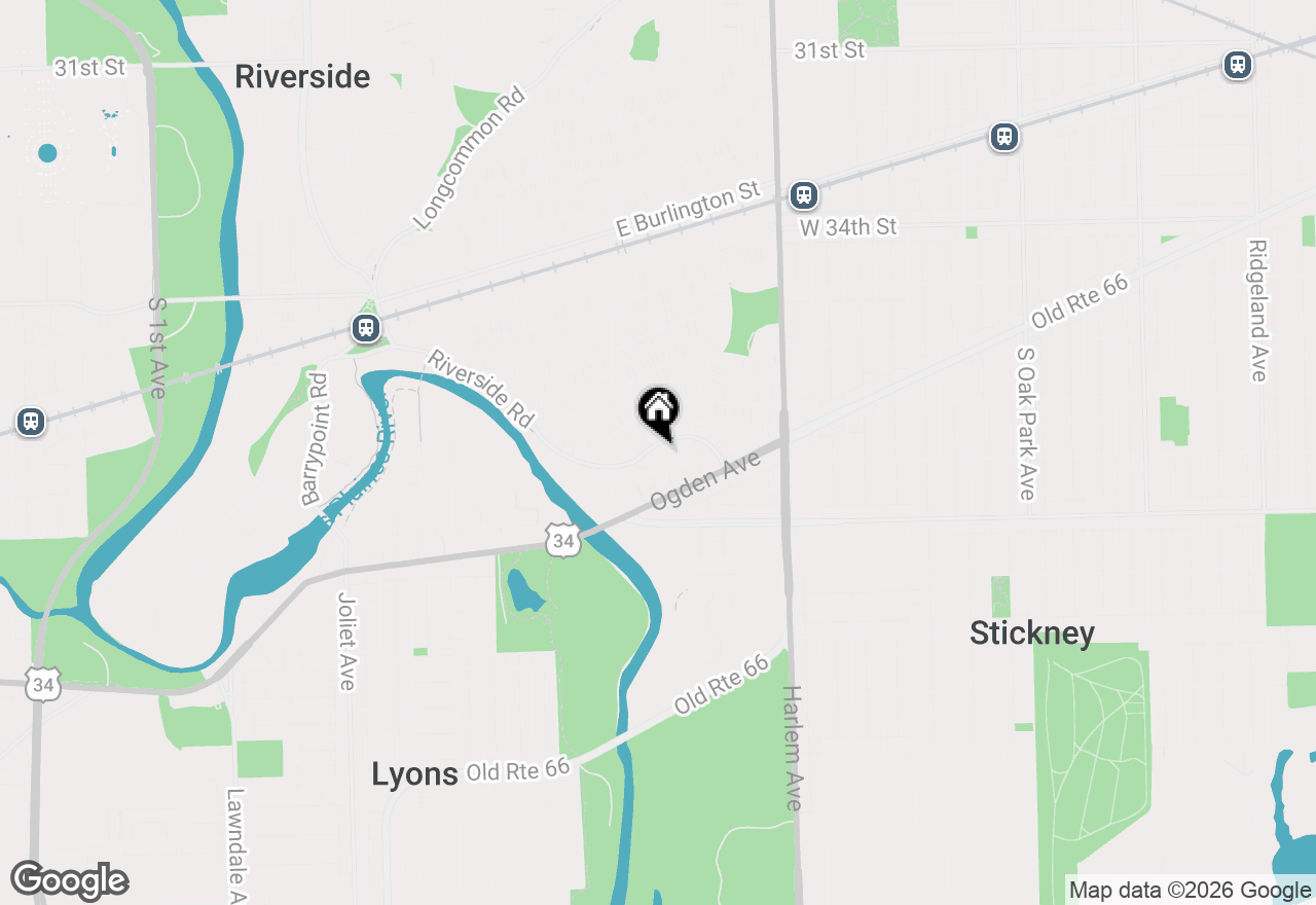 Map of 291 Lionel Road, Riverside, IL 60546
