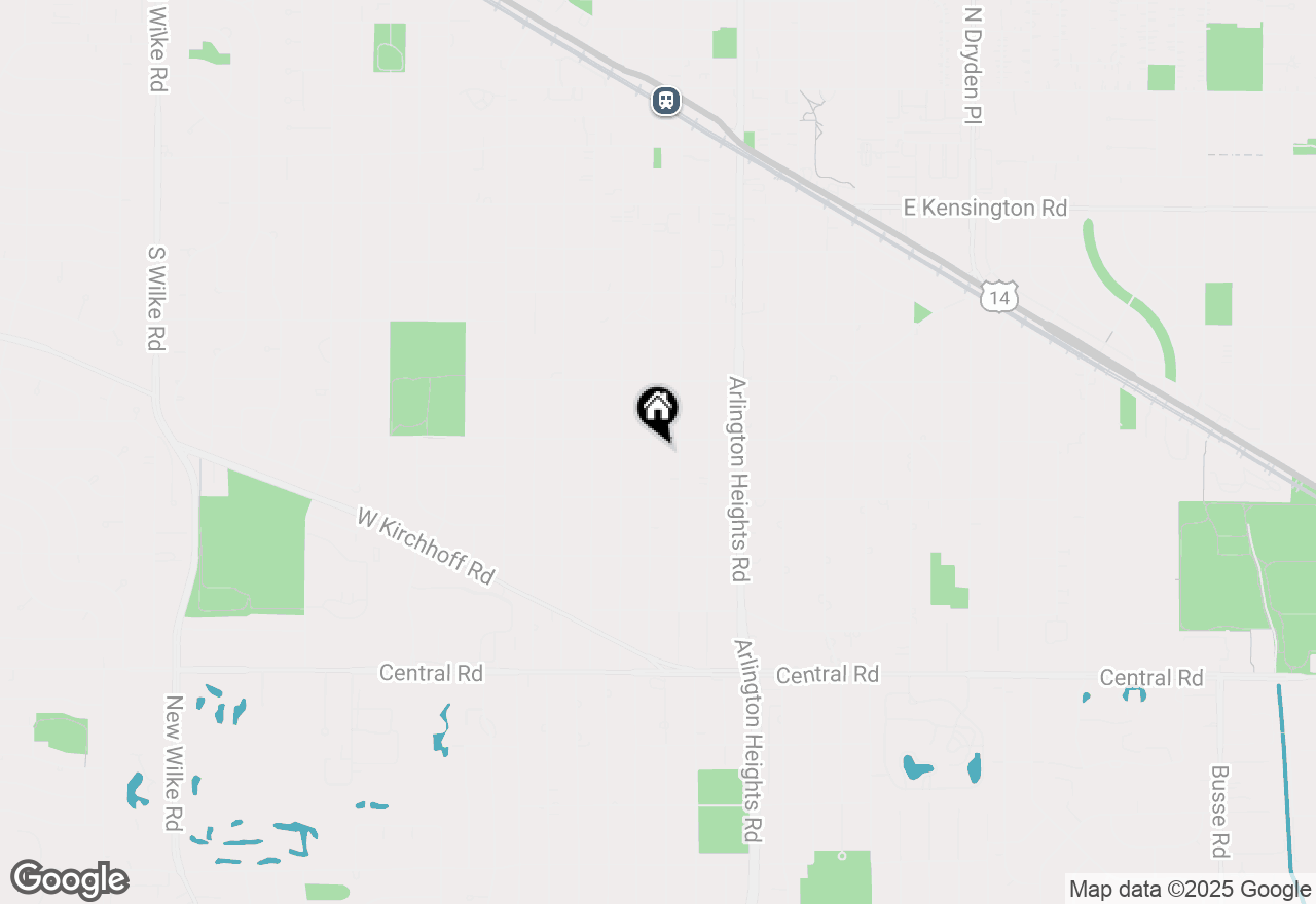 Map of 609 S Vail Avenue, Arlington Heights, IL 60005