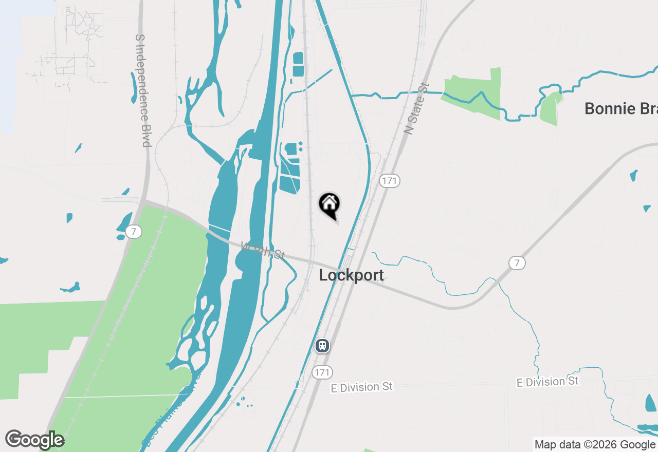 Map of 502 W 7th Street, Lockport, IL 60441