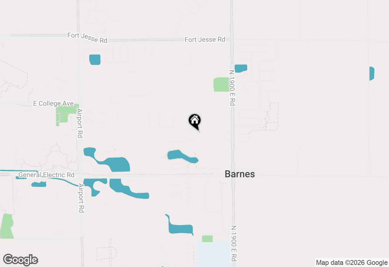 Map of 5 Weaver Court, Bloomington, IL 61704