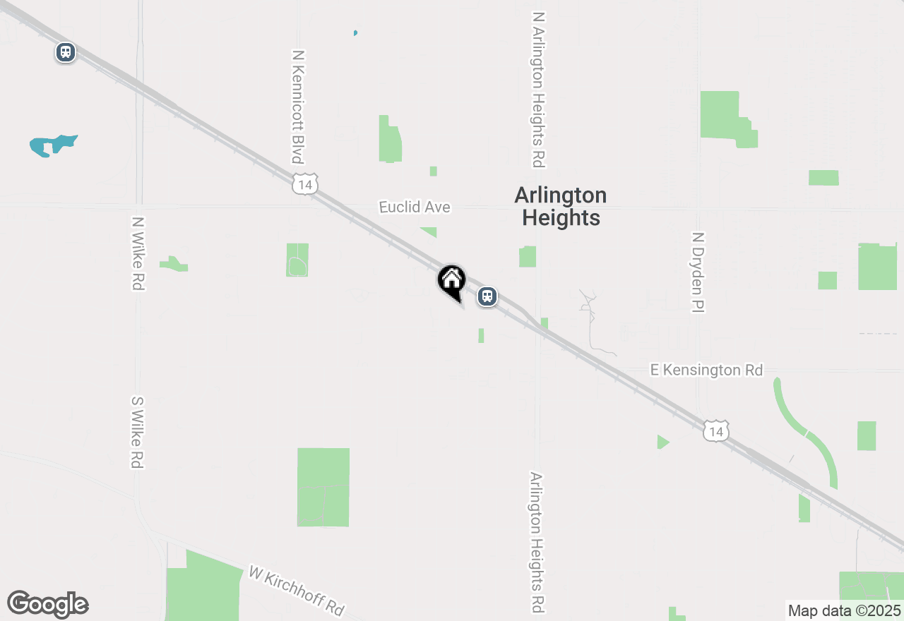 Map of 151 W Wing Street #301, Arlington Heights, IL 60005