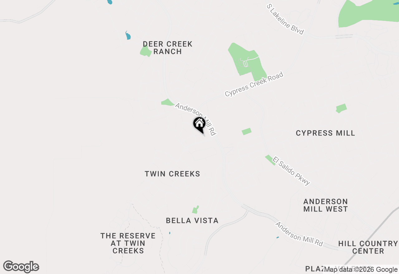 Map of 2414 Powderham Ln, Cedar Park, TX 78613